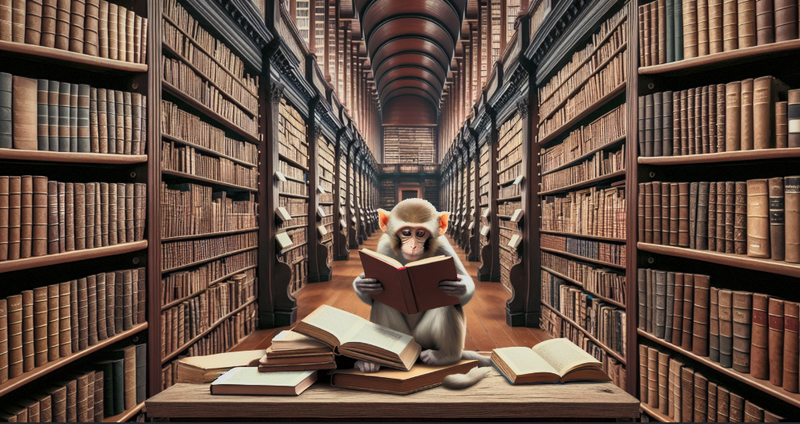 Turing’s Uncountable Numbers: The Library of Infinite Nonsense